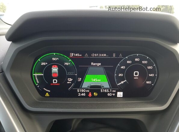 WA1LUBFZ1RP050083 2024 AUDI Q4 Серый Вид щитка приборов