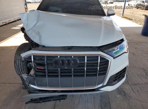 WA1LXAF71LD003435 2020 AUDI Q7 White Widok wnętrza z tyłu