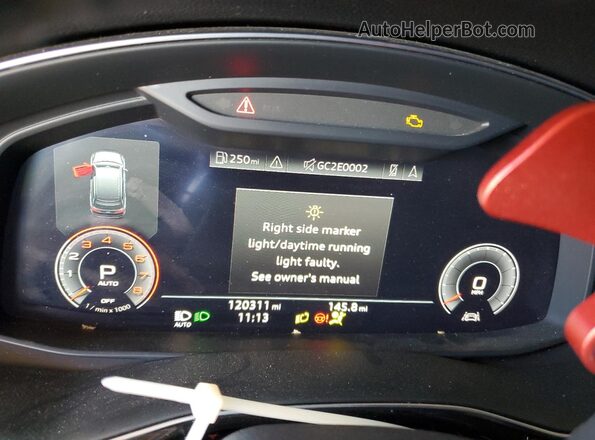 WA1LXAF71LD003435 2020 AUDI Q7 White Widok zestawu wskaźników