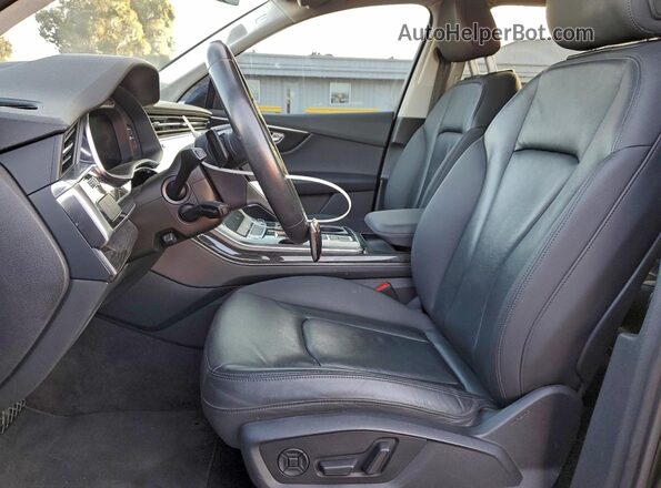 WA1LXAF77LD003360 2020 AUDI Q7 Black Widok wnętrza z przodu