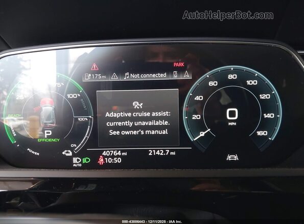 WA1VAAGE4KB006007 2019 AUDI E-TRON Черный Вид задних сидений