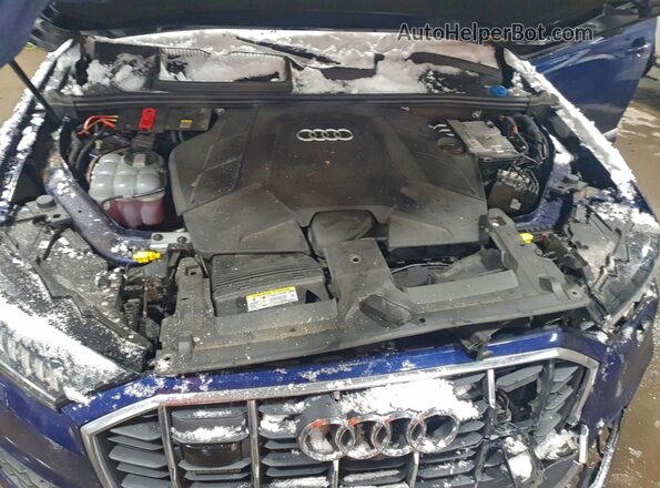 WA1VXAF7XMD021832 2021 AUDI Q7 Синий Вид подкапотного пространства