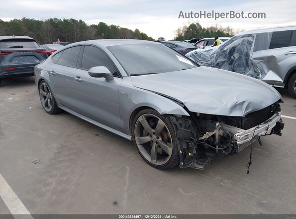 WAU2FAFC5HN106910 2017 AUDI S7 Light Blue Przód prawy
