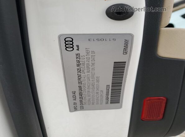 WAUABAF48MA040208 2021 AUDI OTHER Белый Вид подкапотного пространства