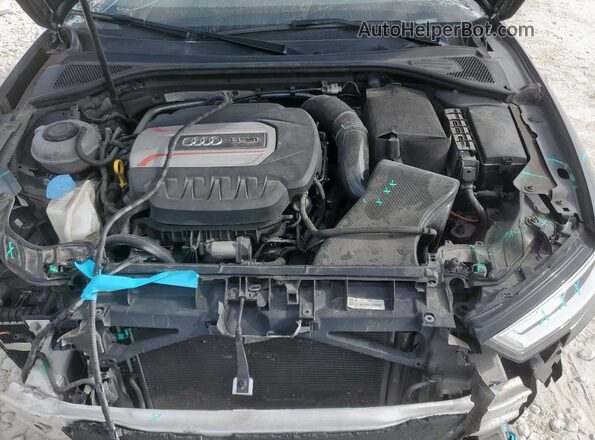 WAUB1GFF1J1030675 2018 AUDI S3 Угольный Вид задней части салона
