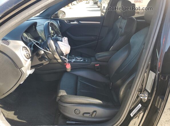 WAUB1GFF2G1118255 2016 AUDI S3 Черный Вид салона спереди