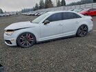 2019 Audi S4 Premium Plus White vin: WAUB4AF40KA047729