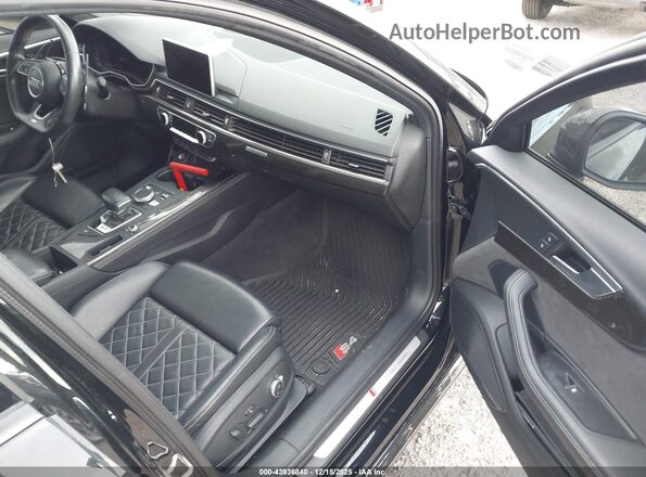 WAUB4AF41JA233911 2018 AUDI S4 Black Widok wnętrza z przodu