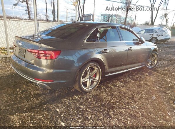 WAUB4AF45JA001991 2018 AUDI S4 Серый Задняя правая четверть