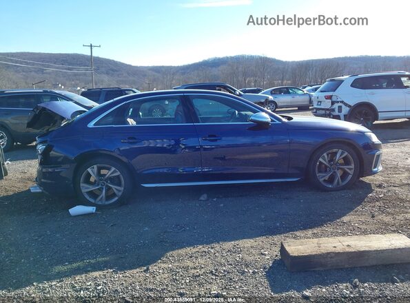 WAUB4AF46MA058379 2021 AUDI S4 Синий Вид задней части салона