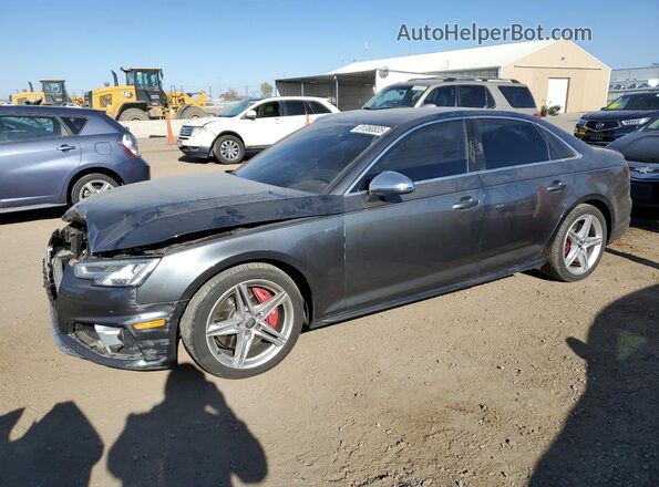 WAUB4AF47KA116240 2019 AUDI S4 Gray წინა მარცხენა ხედი სამი მეოთხედიდან