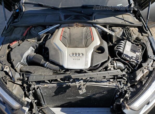 WAUB4AF47KA116240 2019 AUDI S4 Gray უკანა სალონის ხედი