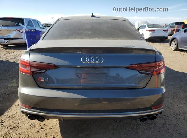 WAUB4AF47KA116240 2019 AUDI S4 Gray უკანა ხედი