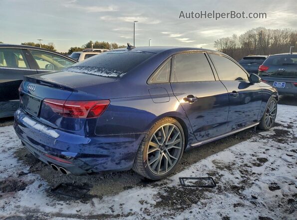WAUB4AF47MA027643 2021 AUDI S4 Синий Задняя правая четверть