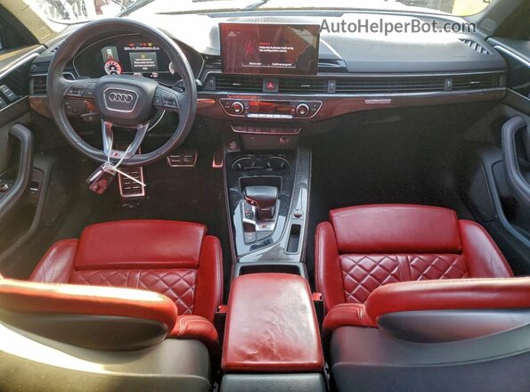 WAUB4AF47MA027643 2021 AUDI S4 Синий Вид панели приборов