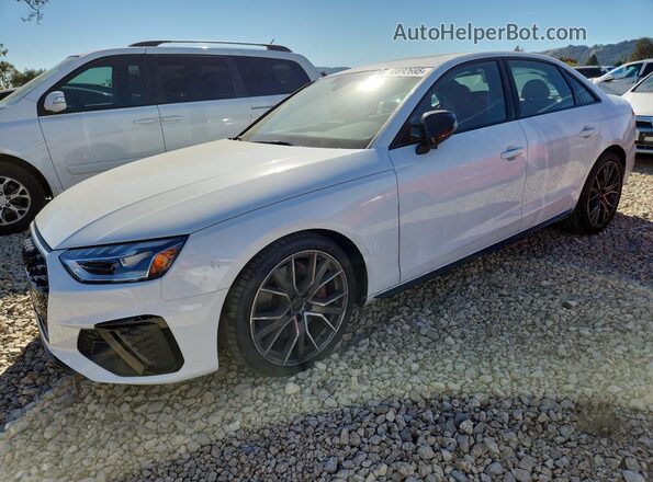 WAUB4AF47PA085093 2023 AUDI S4 Белый Передняя левая четверть