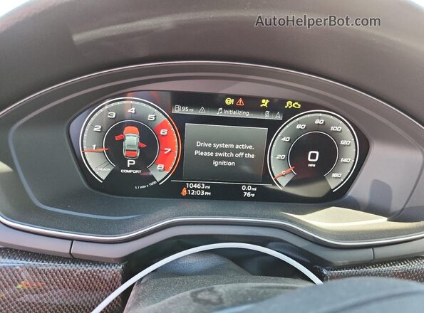 WAUB4AF47PA085093 2023 AUDI S4 Белый Вид щитка приборов