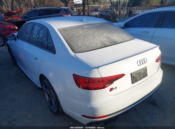 WAUB4AF49JA138710 2018 AUDI S4 White Tył lewy