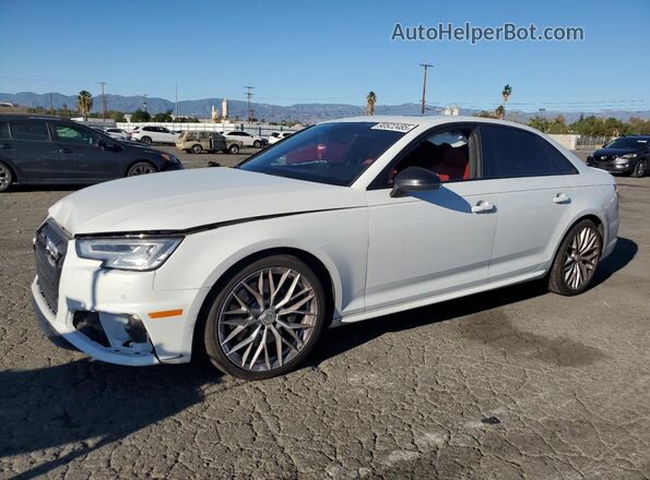 WAUB4AF49KA002207 2019 AUDI S4 Белый Передняя левая четверть