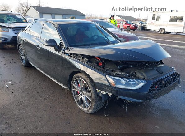 WAUB4AF4XMA064797 2021 AUDI S4 Black Передня права чверть