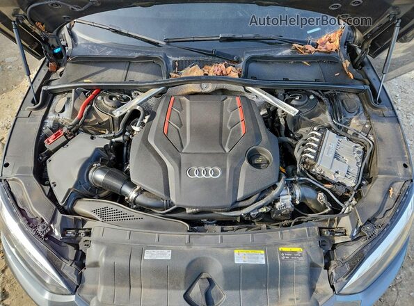 WAUB4CF55MA006178 2021 AUDI S5 Серый Вид задней части салона