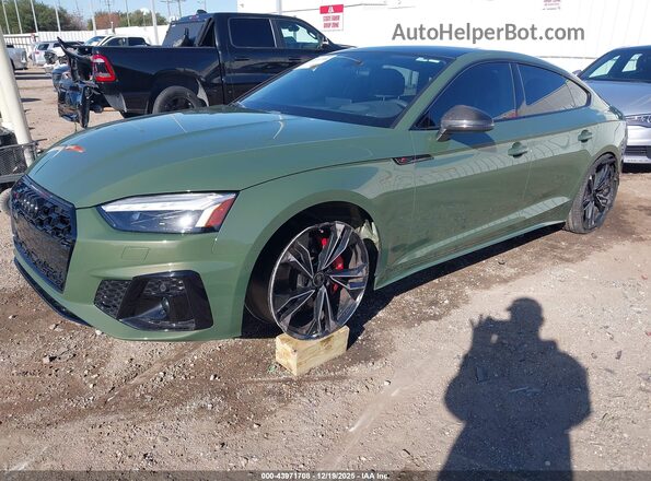 WAUB4CF56RA048656 2024 AUDI S5 Green Przód lewy
