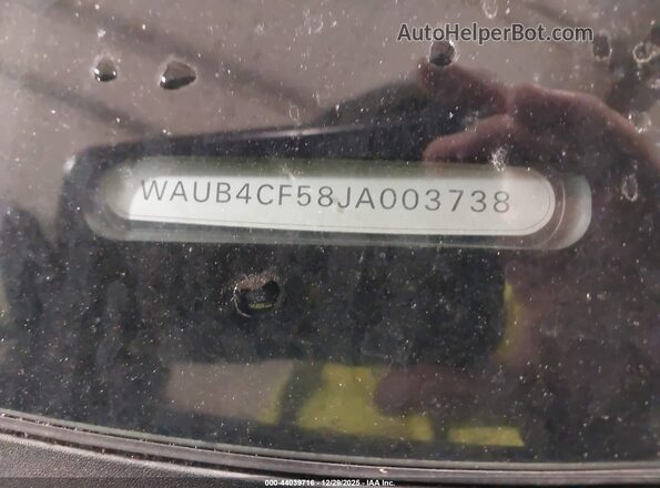 WAUB4CF58JA003738 2018 AUDI S5 Black Engine compartment view