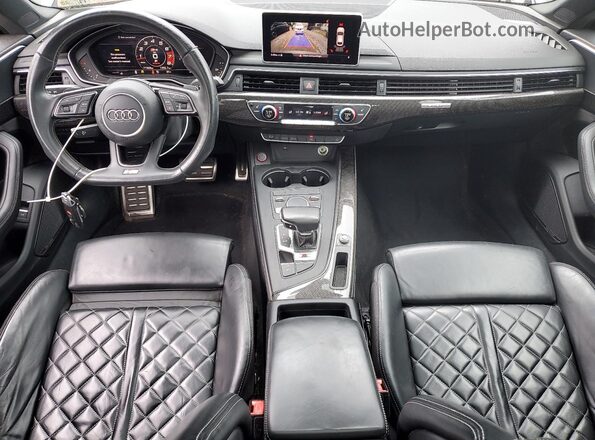WAUB4CF58KA074469 2019 AUDI S5 Gray Widok deski rozdzielczej