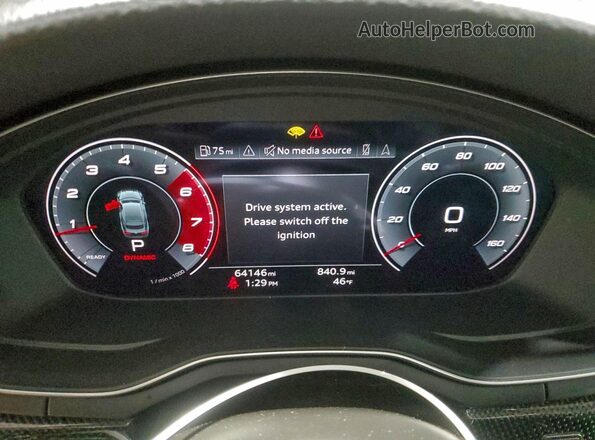 WAUB4CF58MA023461 2021 AUDI S5 Серый Вид щитка приборов