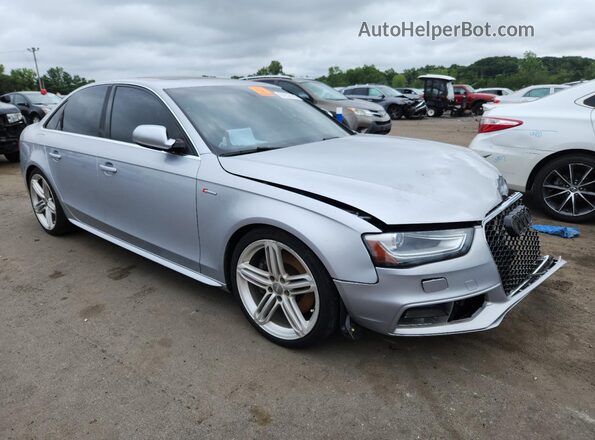 WAUBGAFL5GA009807 2016 AUDI S4 Silver Передня права чверть