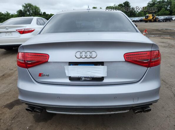 WAUBGAFL5GA009807 2016 AUDI S4 Silver Вид ззаду