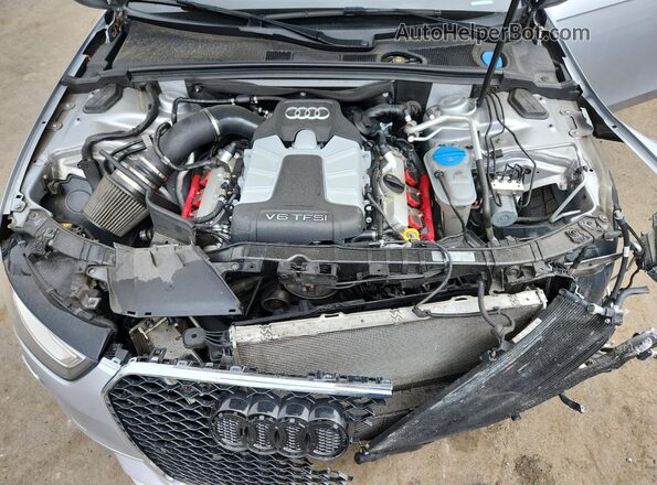 WAUBGAFL5GA009807 2016 AUDI S4 Silver Вид задньої частини салону