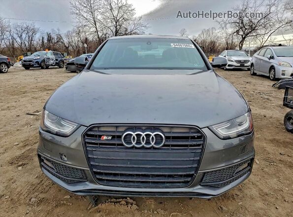 WAUBGAFL6GA009332 2016 AUDI S4 Gray Front view