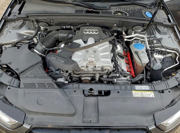 WAUBGAFL6GA009332 2016 AUDI S4 Gray Rear interior view