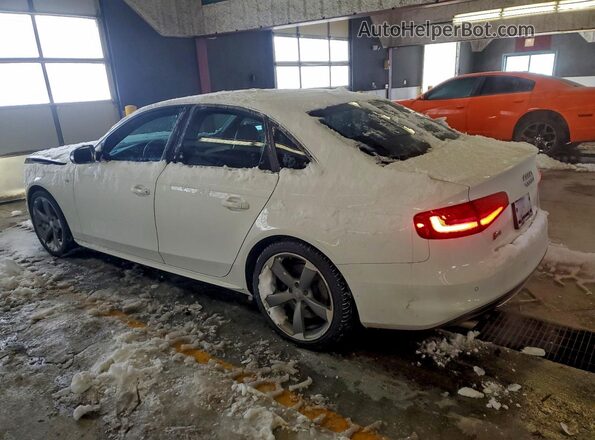 WAUBGAFL8GA009994 2016 AUDI S4 Белый Задняя левая четверть