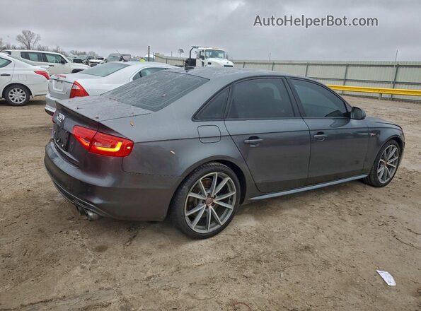 WAUBGAFL9GA002147 2016 AUDI S4 Gray Trasero derecho