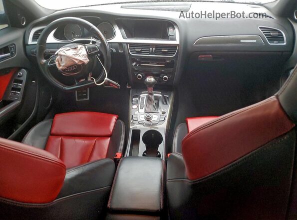 WAUBGAFL9GA002147 2016 AUDI S4 Gray Vista del salpicadero