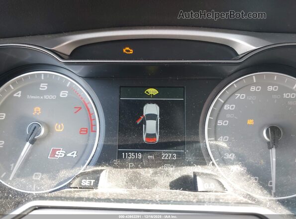 WAUBGAFL9GA002696 2016 AUDI S4 Черный Вид задних сидений