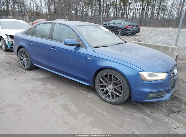 WAUBGAFL9GA004335 2016 AUDI S4 Blue Przód prawy