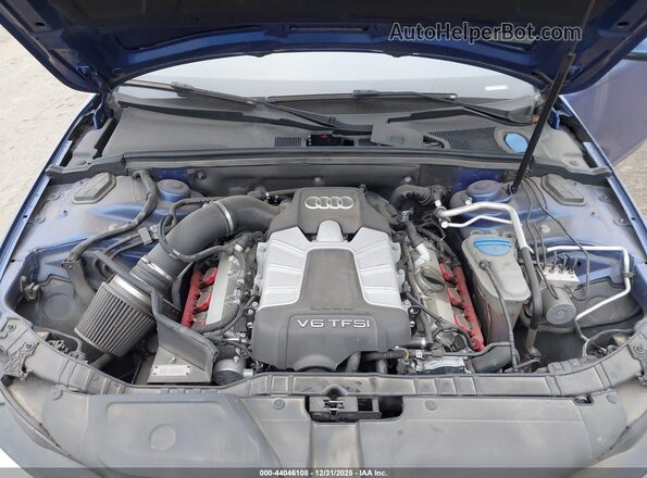 WAUBGAFL9GA004335 2016 AUDI S4 Blue Widok z tyłu