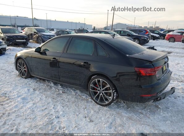 WAUC4AF44JA004255 2018 AUDI S4 Черный Задняя левая четверть