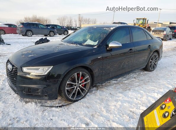 WAUC4AF44JA004255 2018 AUDI S4 Черный Передняя левая четверть