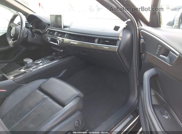 WAUC4AF44JA004255 2018 AUDI S4 Черный Вид салона спереди
