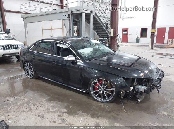 WAUC4AF45JA055148 2018 AUDI S4 Черный Передняя правая четверть