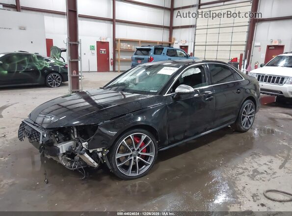 WAUC4AF45JA055148 2018 AUDI S4 Черный Передняя левая четверть