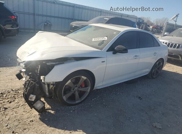 WAUC4AF4XKA000762 2019 AUDI S4 Белый Передняя левая четверть
