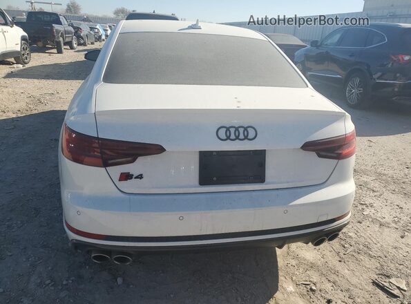 WAUC4AF4XKA000762 2019 AUDI S4 Белый Вид сзади
