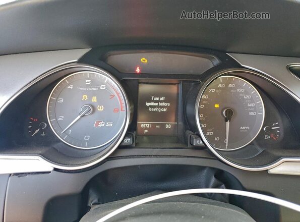 WAUC4AFR2GA026730 2016 AUDI S5 Черный Вид щитка приборов