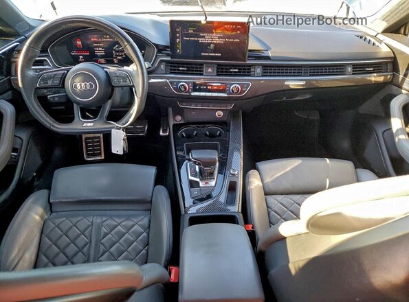 WAUC4CF50LA013607 2020 AUDI S5 Blue Widok deski rozdzielczej