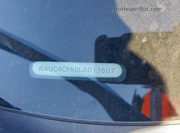 WAUC4CF50LA013607 2020 AUDI S5 Blue Widok komory silnika